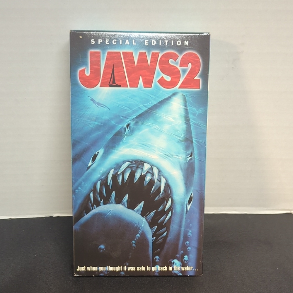 4/$20 Jaws 2 Special Edition VHS Tape 1978